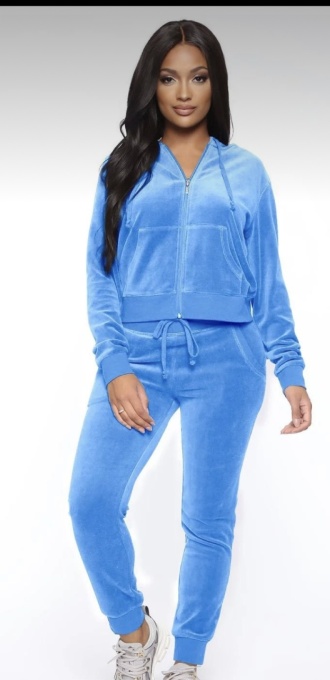 Set Flori albastru