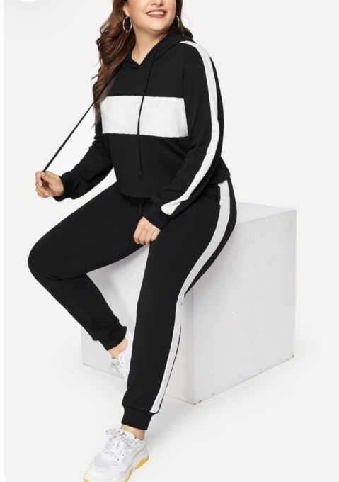 Set Mirabela negru/alb