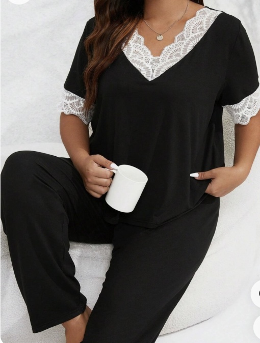 Pijama Aurora negru