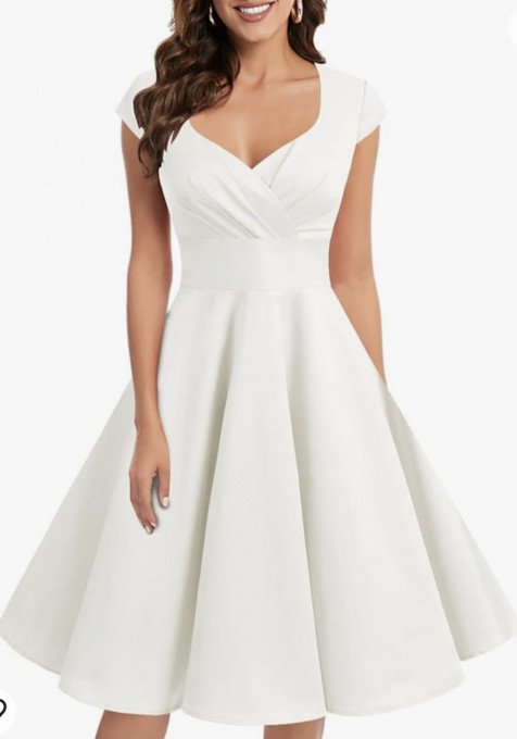 Rochie Sofia alb