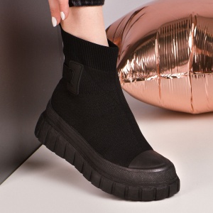 Pantofi sport Melba negri - Img 3