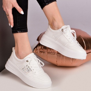 Pantofi sport Ranya albi - Img 3