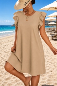Rochie Carolyna bej inchis