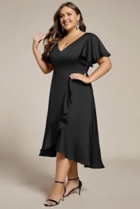 Rochie Delia negru - Img 1