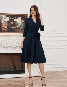 Rochie Mădălina bleumarin