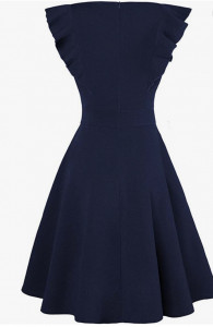 Rochie Olivia bleumarin - Img 2
