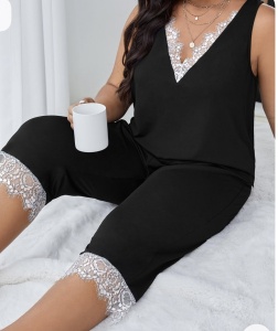 Pijama Francesca negru
