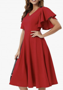 Rochie Ariana rosu - Img 2