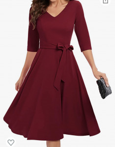 Rochie Cataleya bordo