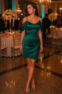 Rochie Gissele verde