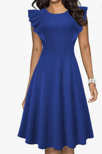 Rochie Olivia albastru electric