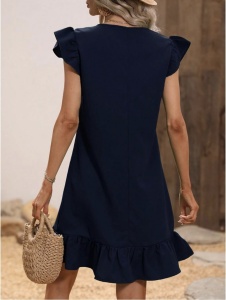 Rochie Rahela bleumarin - Img 2