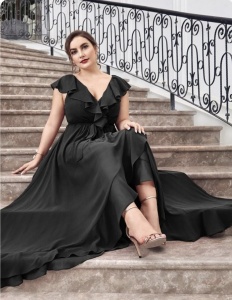 Rochie Rovena negru - Img 2