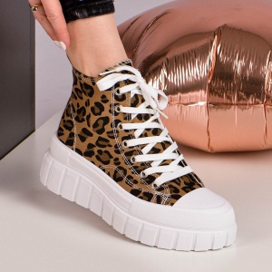 Pantofi sport Laryna animal print - Img 2