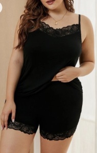 Pijama Emi negru