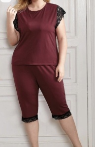 Pijama Lavi bordo