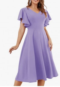 Rochie Ariana lila - Img 1