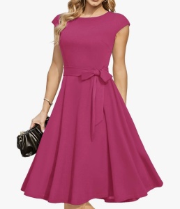 Rochie Cati fuchsia