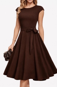 Rochie Cati maro