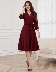 Rochie Mădălina bordo