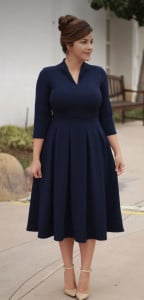 Rochie Stacy bleumarin - Img 1