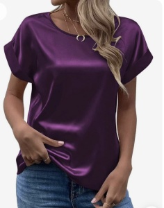 Bluza Aura mov pruna
