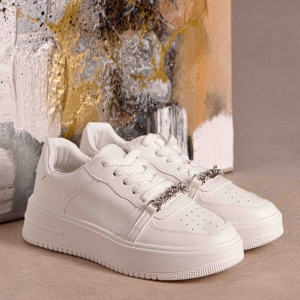 Pantofi sport Arianna albi - Img 2