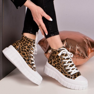 Pantofi sport Laryna animal print