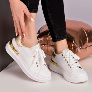 Pantofi sport Renya albi - Img 2