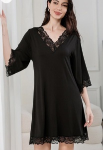 Pijama Emilia negru