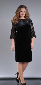 Rochie Alice catifea neagra