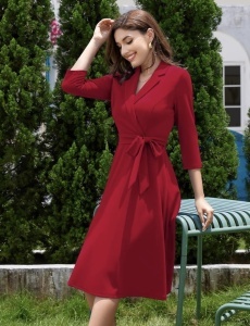 Rochie Mădălina roșu