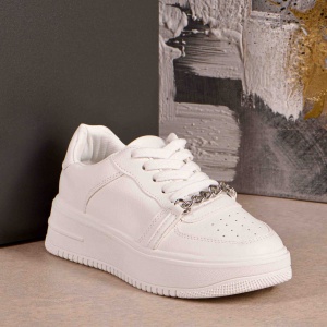 Pantofi sport Arianna albi - Img 3