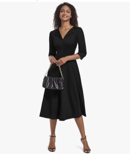 Rochie Alina negru - Img 2