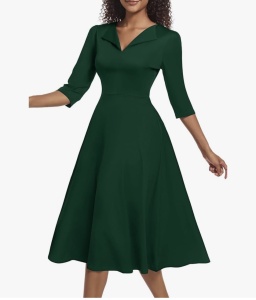 Rochie Alina verde - Img 3