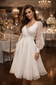 Rochie Ina alb