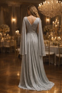 Rochie Kasandra gri - Img 2