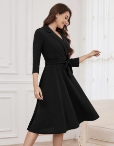 Rochie Mădălina negru - Img 2