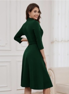 Rochie Mădălina verde - Img 2