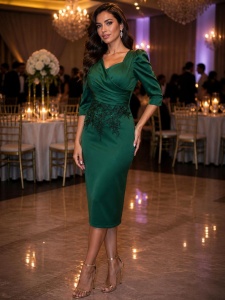Rochie Mira verde