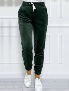 Pantalon Bella catifea verde