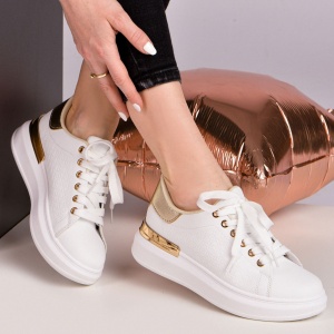 Pantofi sport Renya albi - Img 3