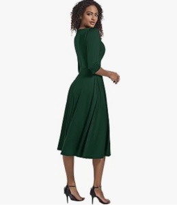 Rochie Alina verde - Img 4
