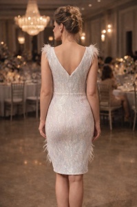 Rochie Aylin alb - Img 2