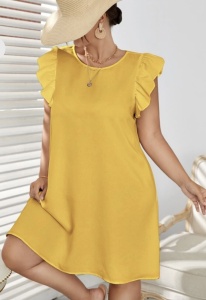 Rochie Carolyna galben