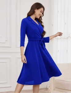 Rochie Mădălina albastru - Img 3