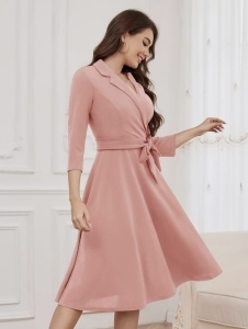 Rochie Mădălina roz - Img 2