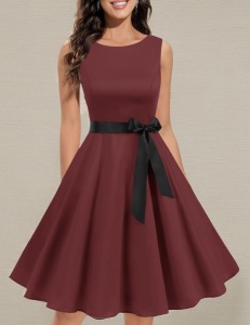 Rochie Valeria bordo