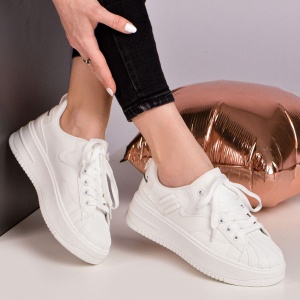 Pantofi sport Oliviana albi