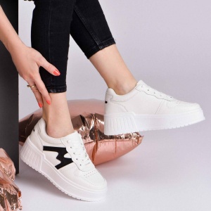 Pantofi sport Winda albi - Img 3